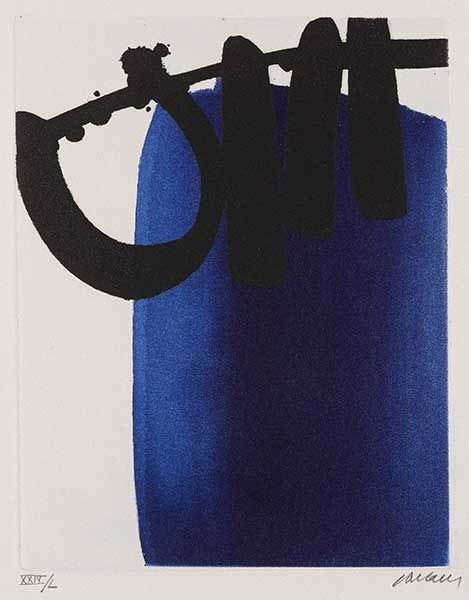 Gravure Soulages - Eau-forte 21