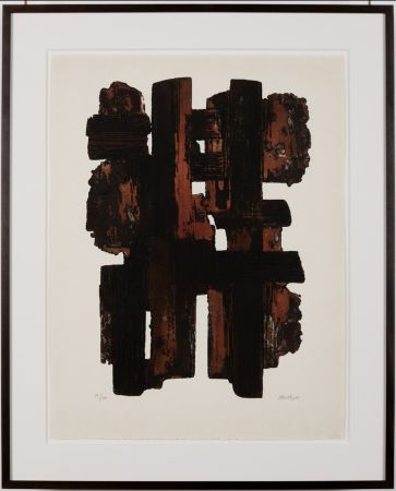 Eau-Forte Soulages - Eau-forte IX