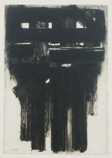 Eau-Forte Soulages - Eau-forte n°3