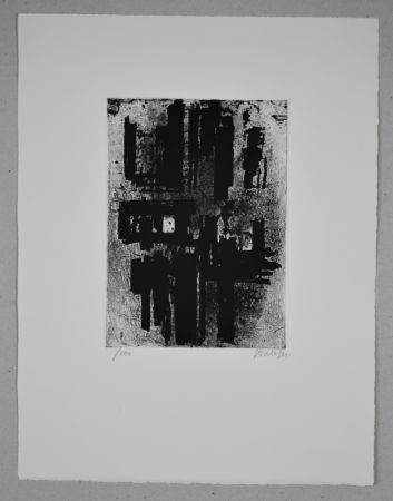 Eau-Forte Soulages - Eau-forte n°IV