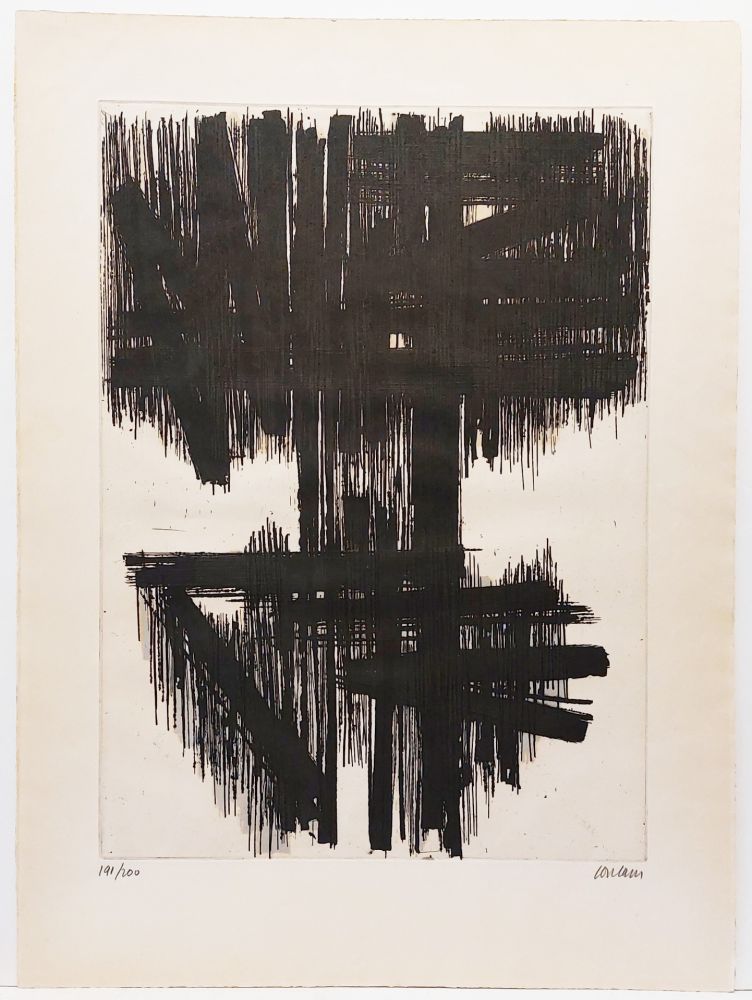 Eau-Forte Soulages - Eau-forte VI 