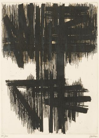 Eau-Forte Soulages - Eau-forte VI