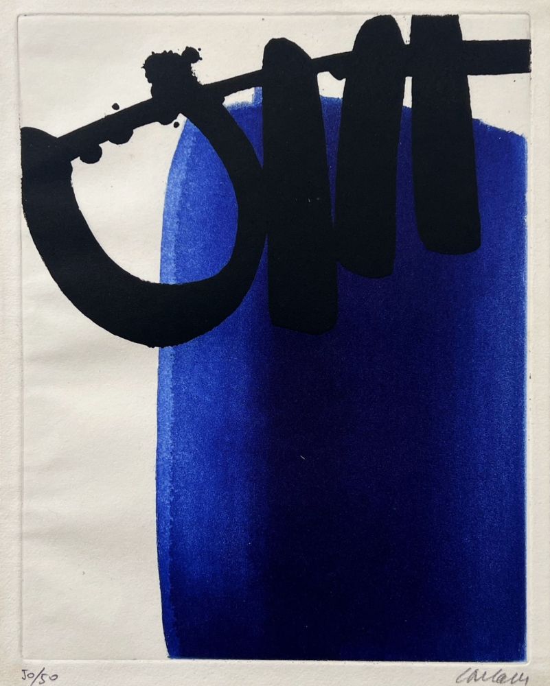 Eau-Forte Et Aquatinte Soulages - Eau-forte XXI 