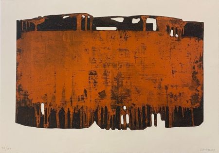 Lithographie Soulages - Eau-forte XXV 