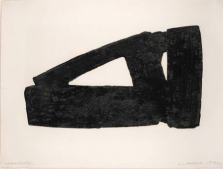 Gravure Soulages - Eau-forte XXXII