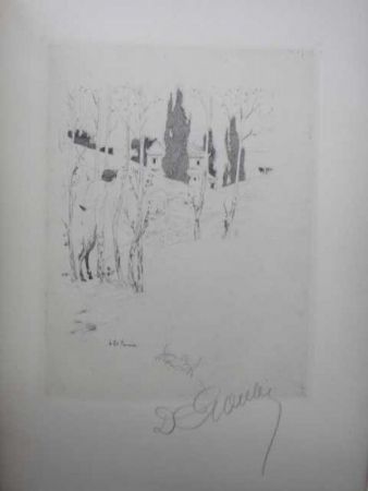 Gravure Fournier - [Eaux-fortes pour] Contes, Hyalis....