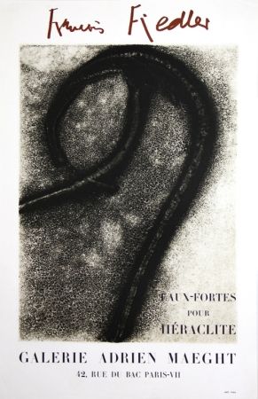 Lithographie Fiedler - Eaux Fortes pour Héraclite Galerie Maeght