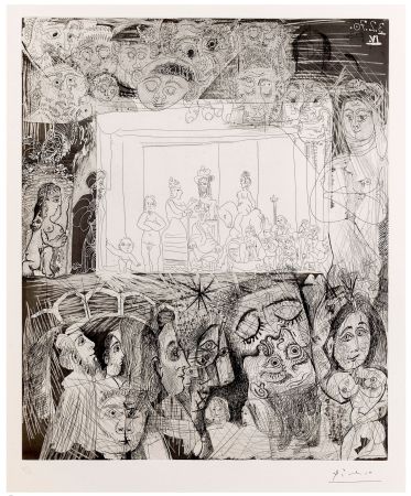 Gravure Picasso -  Ecce Homo, d'Après 