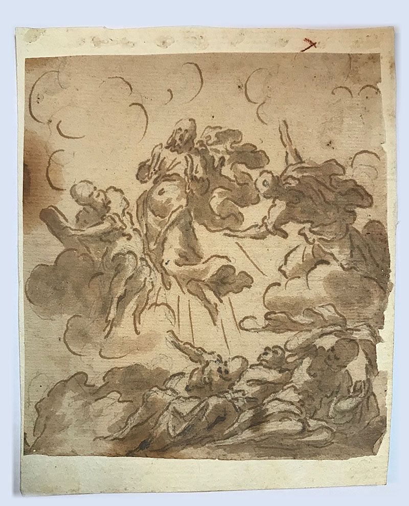 Aucune Technique Anonyme - Ecole italienne, XVIIIe, cercle de Giovanni  PIAZZETTA (1682-1754) .  L'Ascension