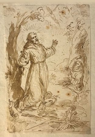 Aucune Technique Anonyme - Ecole italienne, XVIIIe.  Saint François