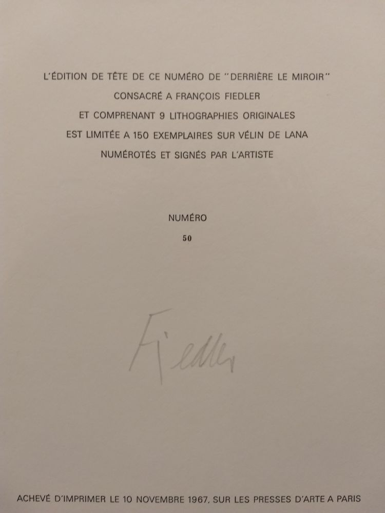 Livre Illustré Fiedler - Edition Tete DLM 167