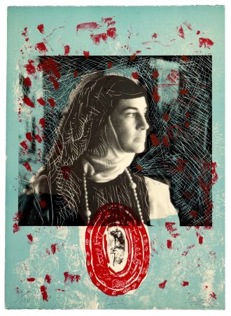 Lithographie Gironella - Edna