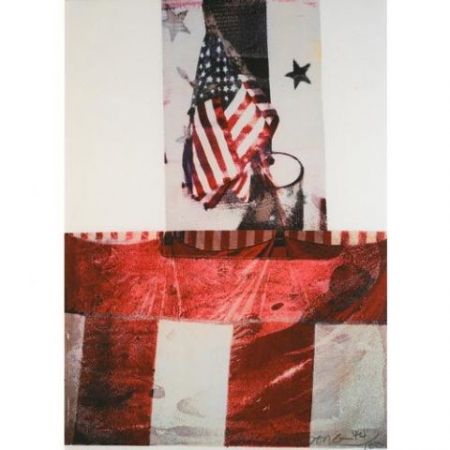 Lithographie Rauschenberg - Edward Kennedy Campaign