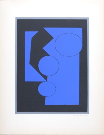 Sérigraphie Vasarely - El Cielo