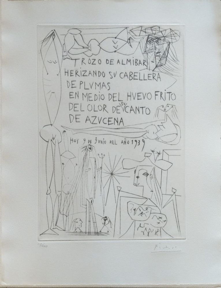 Livre Illustré Picasso - El entierro del Conde de Orgaz