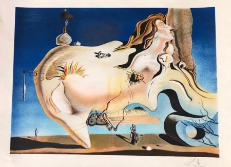 Lithographie Dali - El Gran Masturbador