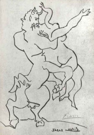 Pointe-Sèche Picasso - El rapto de Jezabel por Quirón El Centauro I