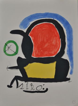 Lithographie Miró - El tapiz de Tarragona
