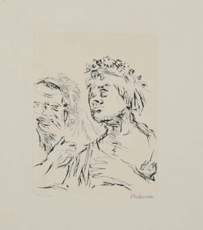 Gravure Kokoschka - El veredicto (Der Urteilsspruch)