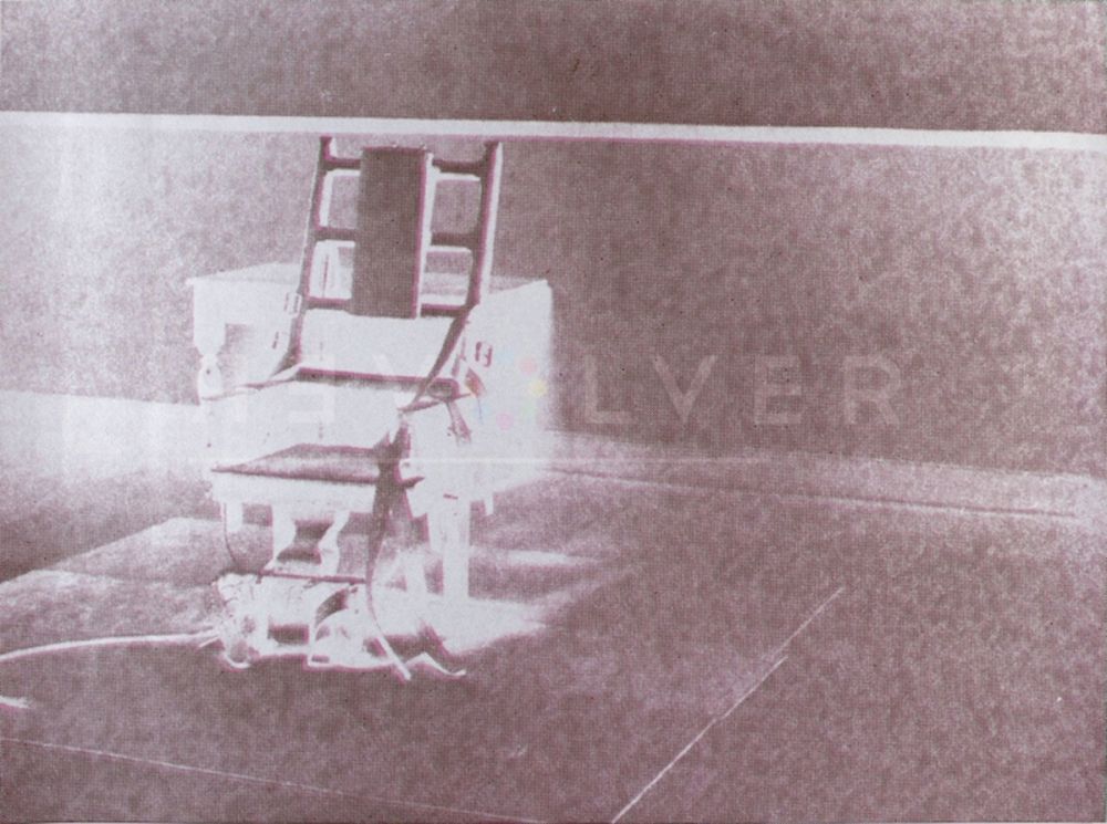 Sérigraphie Warhol - Electric Chair (FS II.78)