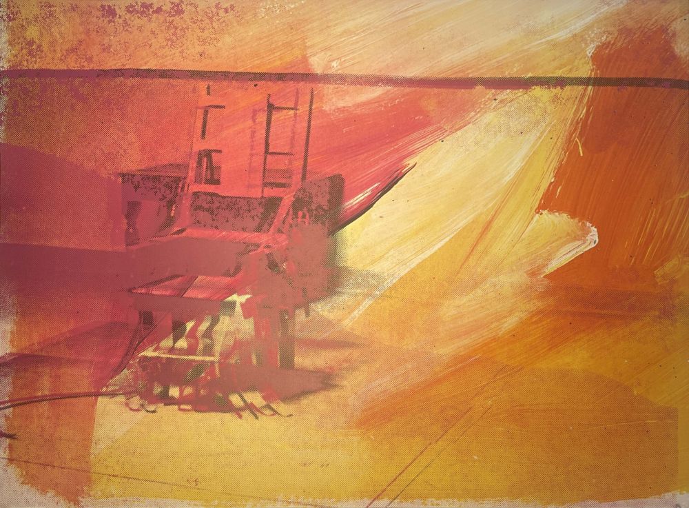 Sérigraphie Warhol - Electric Chairs II.81