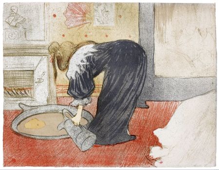 Lithographie Toulouse-Lautrec - Elles