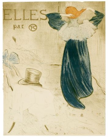 Lithographie Toulouse-Lautrec - Elles