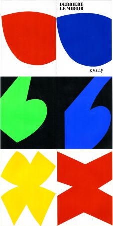 Livre Illustré Kelly - ELLSWORTH KELLY. Derrière Le Miroir n° 110. Octobre-novembre 1958. 6 LITHOGRAPHIES ORIGINALES.