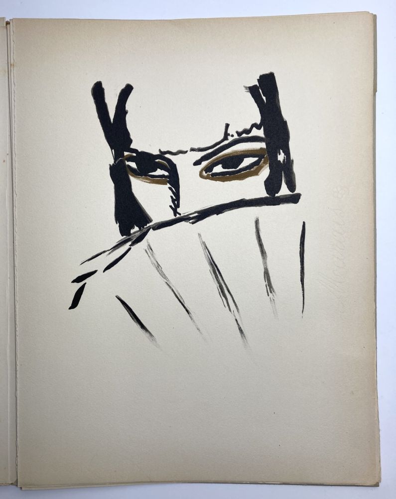 Lithographie Van Dongen -  Eloge de Van Dongen. 1957
