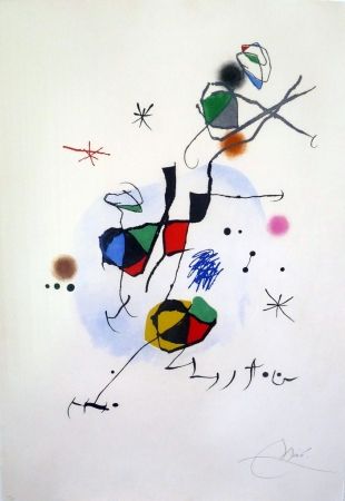 Eau-Forte Et Aquatinte Miró - Els Castellers