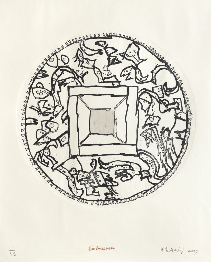 Gravure Alechinsky - Embrasure