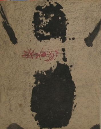 Gravure Tàpies - Empreinte de pied