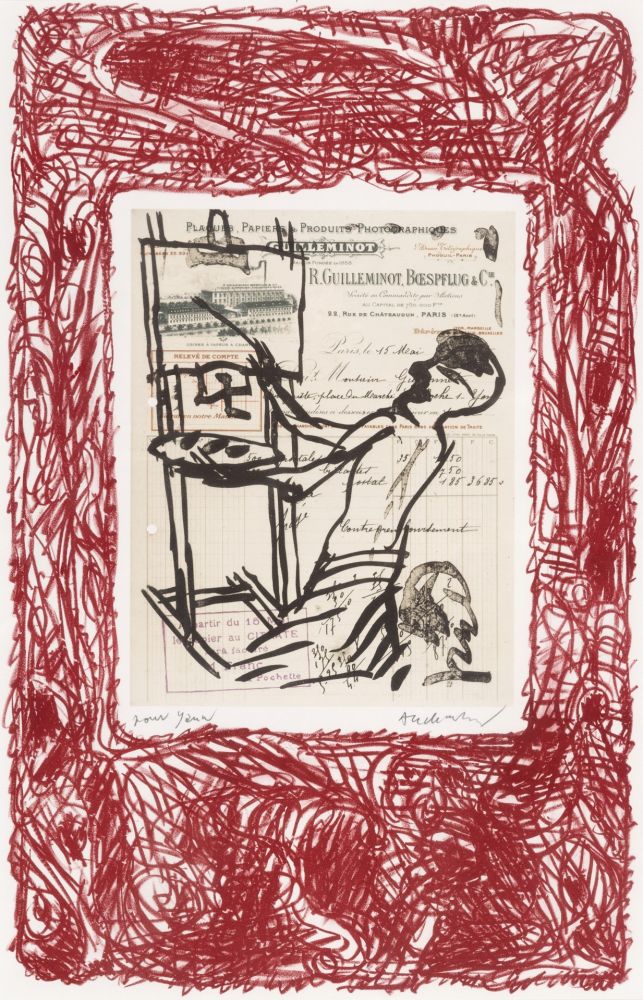 Lithographie Alechinsky - En votre aimable dérèglement