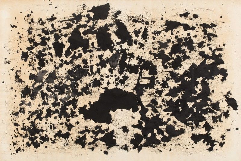 Aucune Technique Michaux - Encre de chine signée. 