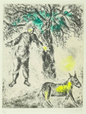 Eau-Forte Chagall - End of Absalom