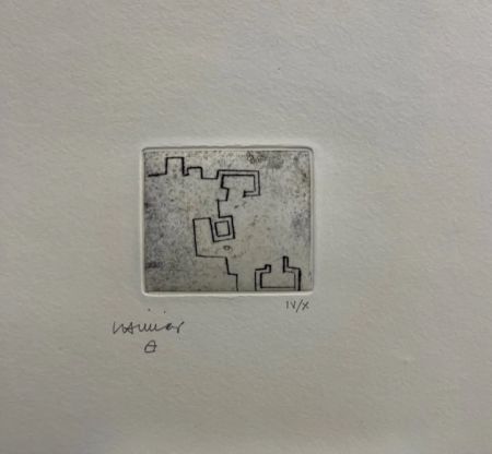 Eau-Forte Chillida - Enda VII