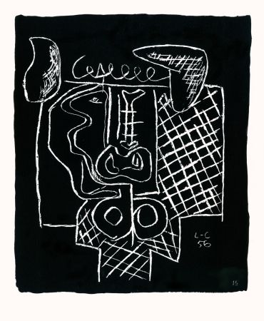 Lithographie Le Corbusier - Entre-deux