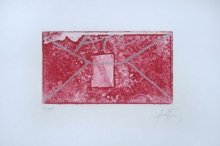 Gravure Tàpies - Enveloppe