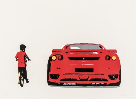 Sérigraphie Plastic - Envy (Ferrari)