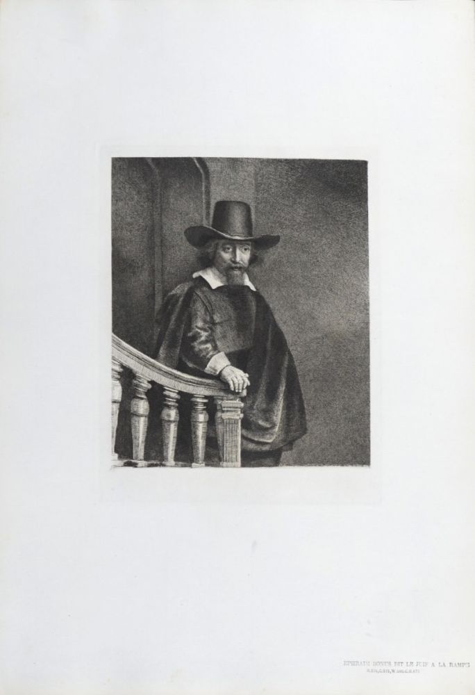 Héliogravure Rembrandt - Ephraim Bonus dit Le Juif à la Rampe
