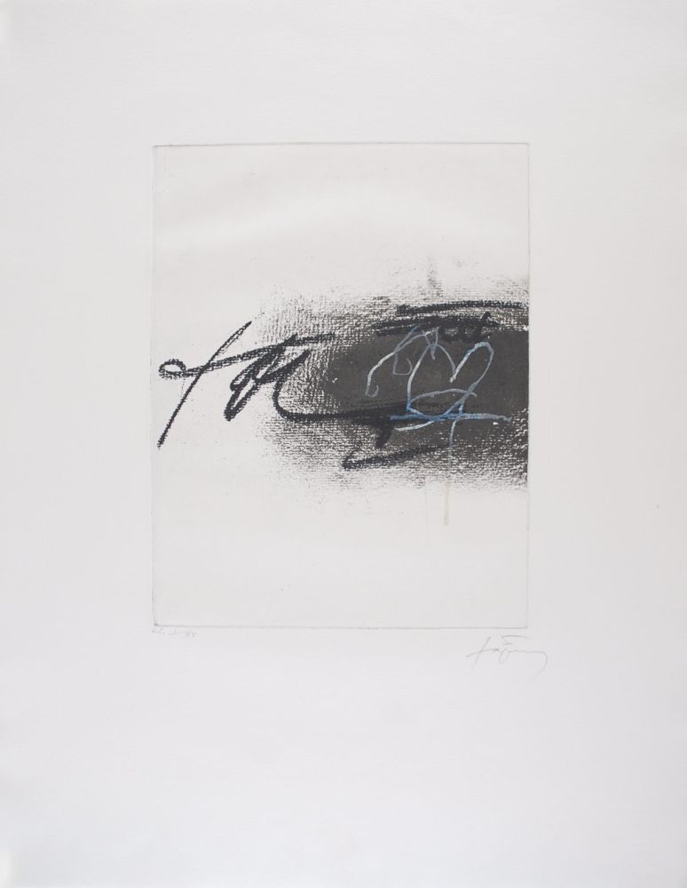 Eau-Forte Tàpies - EQUATION II