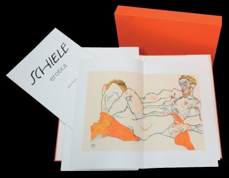 Lithographie Schiele - EROTICA - Signé au crayon par / Hand-signed in pencil by JANE KALLIR