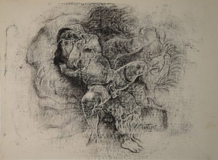 Monotype Schürch - Erotische Szene