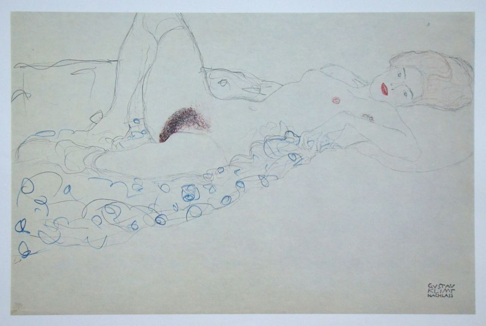 Offset Klimt (After) - Erotische Zeichnung