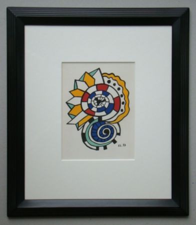 Lithographie Leger - Escargot, 1953