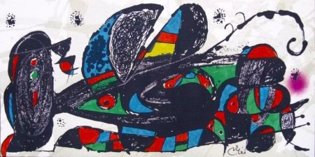 Lithographie Miró - Escultor : Irán