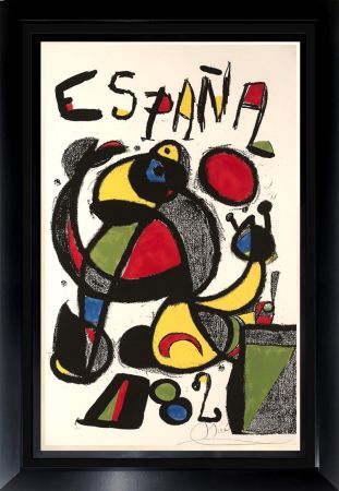 Lithographie Miró - España Copa del Mundo de Futbol