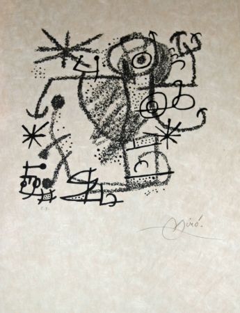 Lithographie Miró - Essences de la terra