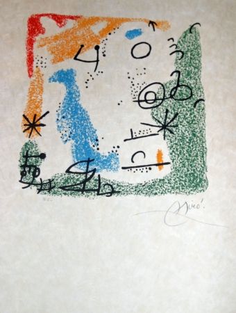 Lithographie Miró - Essences de la terra