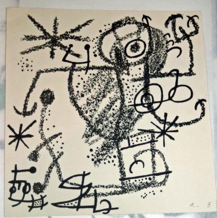 Lithographie Miró - Essences de la terra